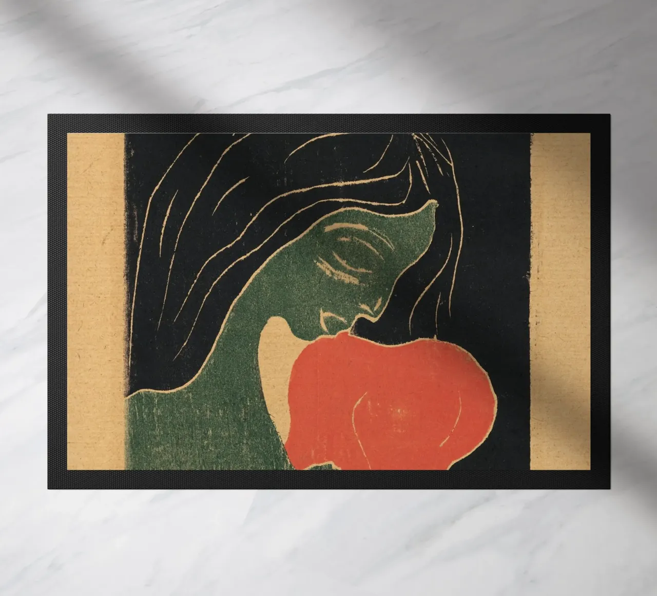 Edvard Munch "Il cuore" - Stampa espressionista - Emozione A zerbino da NorwesClub