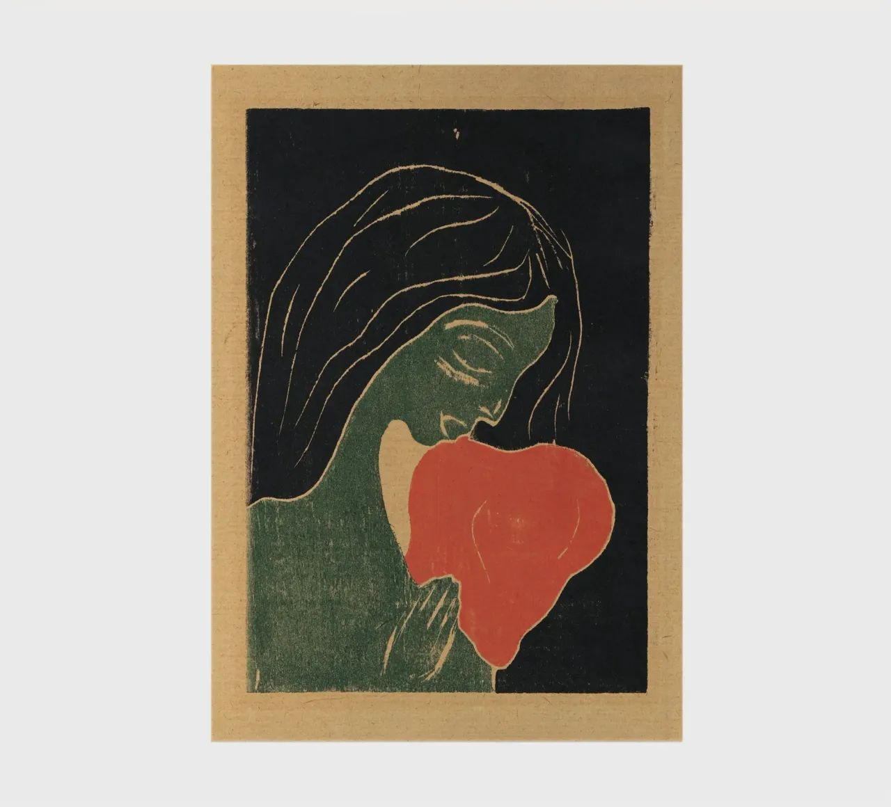 Edvard Munch "The Heart" - Expressionist Print - Emotional A notebook by NorwesClub
