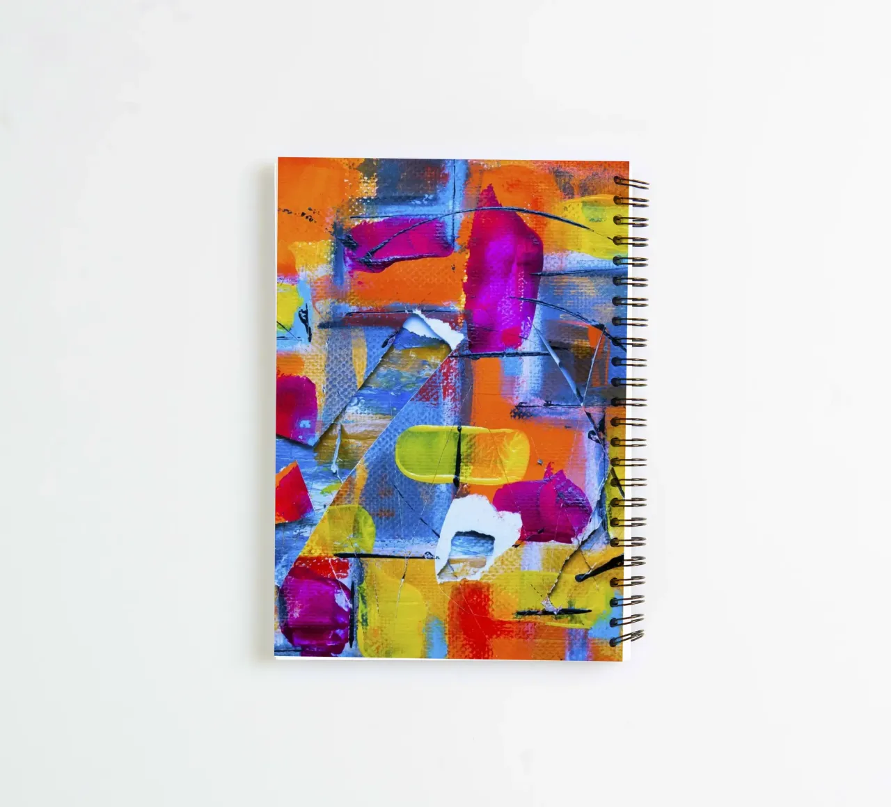 Steve Johnson Abstract No. 17 - Stampa su tela moderna e vibrante diario ad anelli da NorwesClub