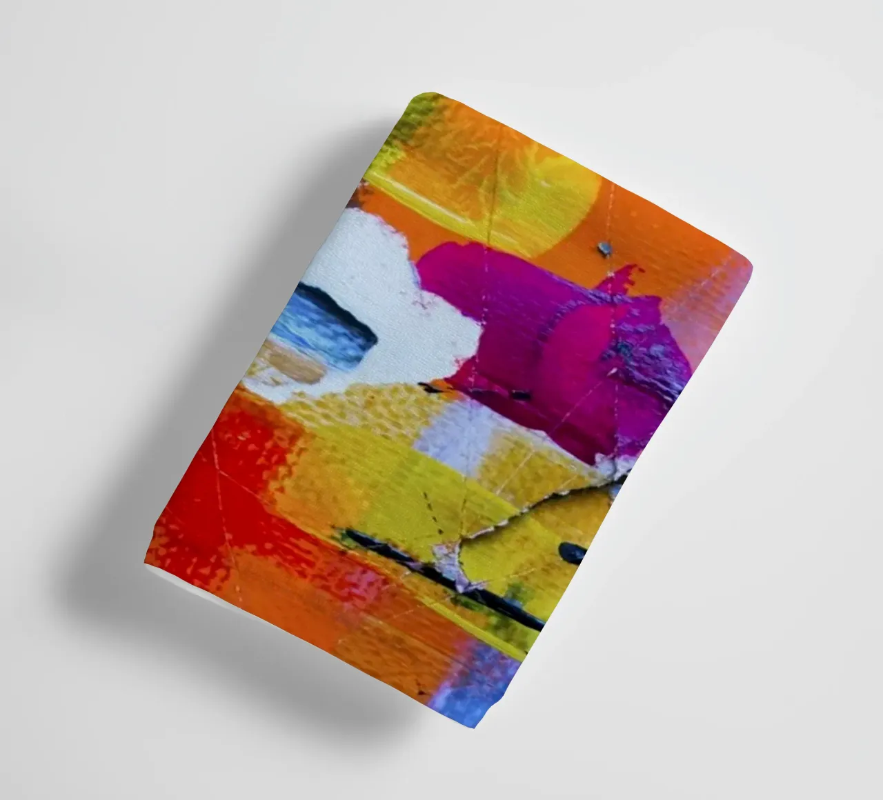 Steve Johnson Abstract No. 17 - Vibrant Modern Canvas Print towel by NorwesClub