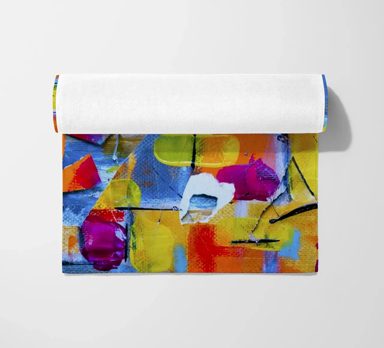 Steve Johnson Abstract No. 17 - Stampa su tela moderna e vibrante telo mare da NorwesClub