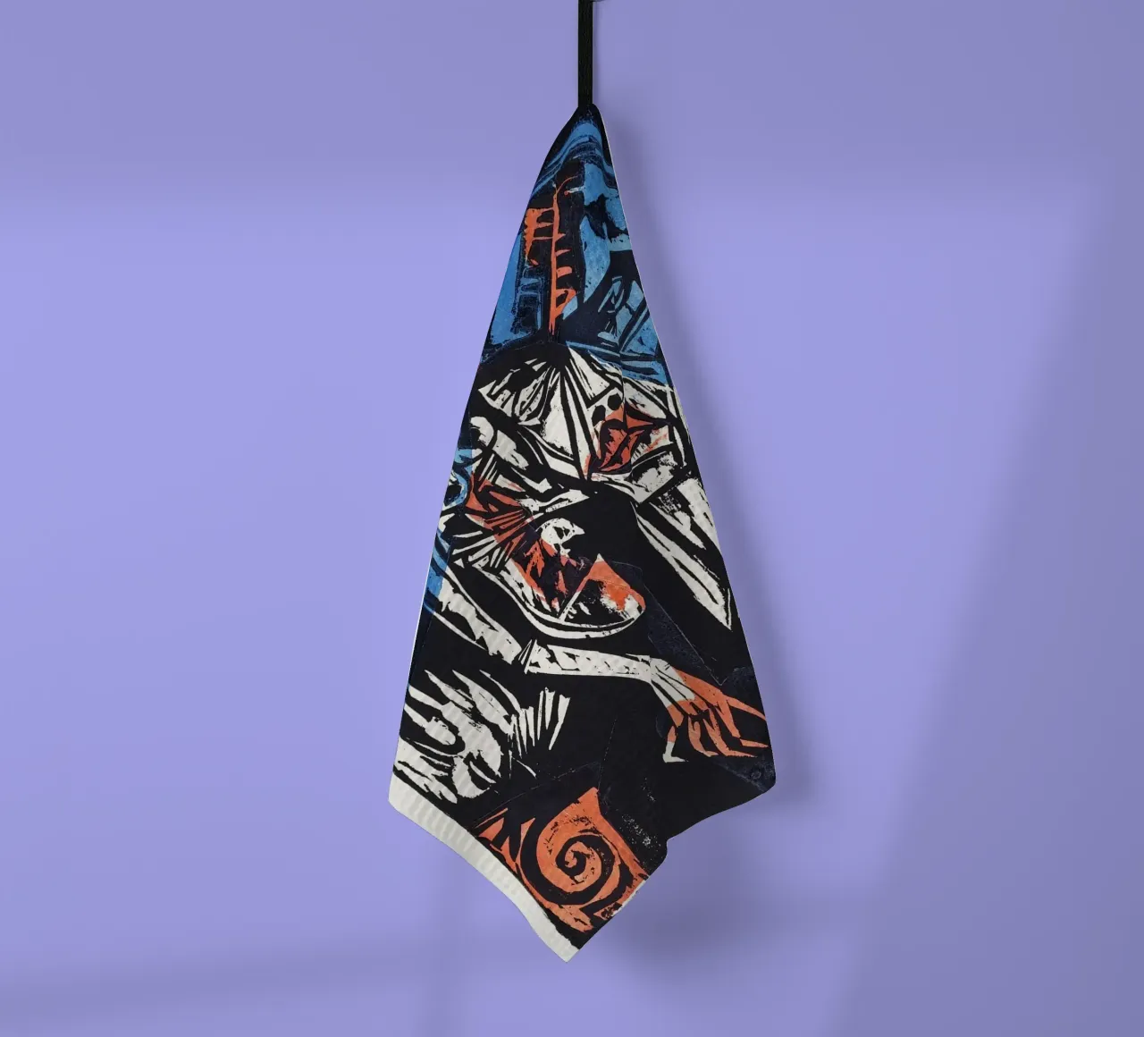 Ernst Ludwig Kirchner "Agonie d'amore" - Legno espressionista canovaccio da cucina da NorwesClub
