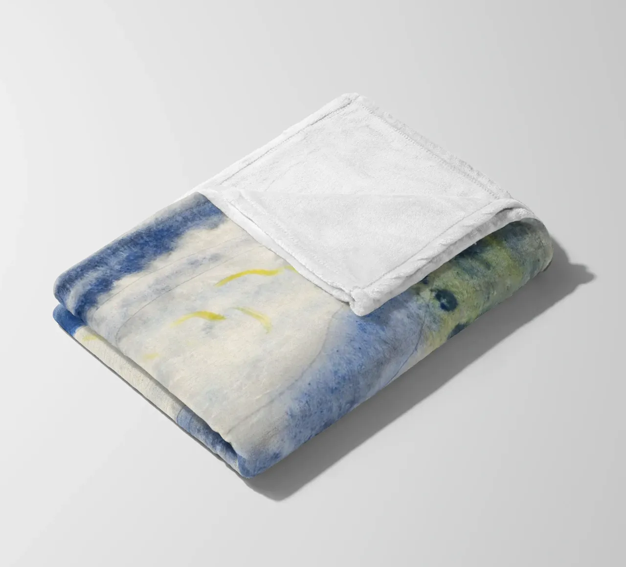 Charles Demuth Abstract Fish Art Print - Modernist Aquatic V fleece blanket by NorwesClub