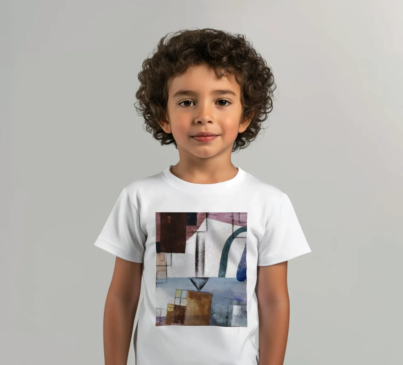 Paul Klee's "White Easter II" - Bauhaus Abstract Geometric A kids t-shirt by NorwesClub
