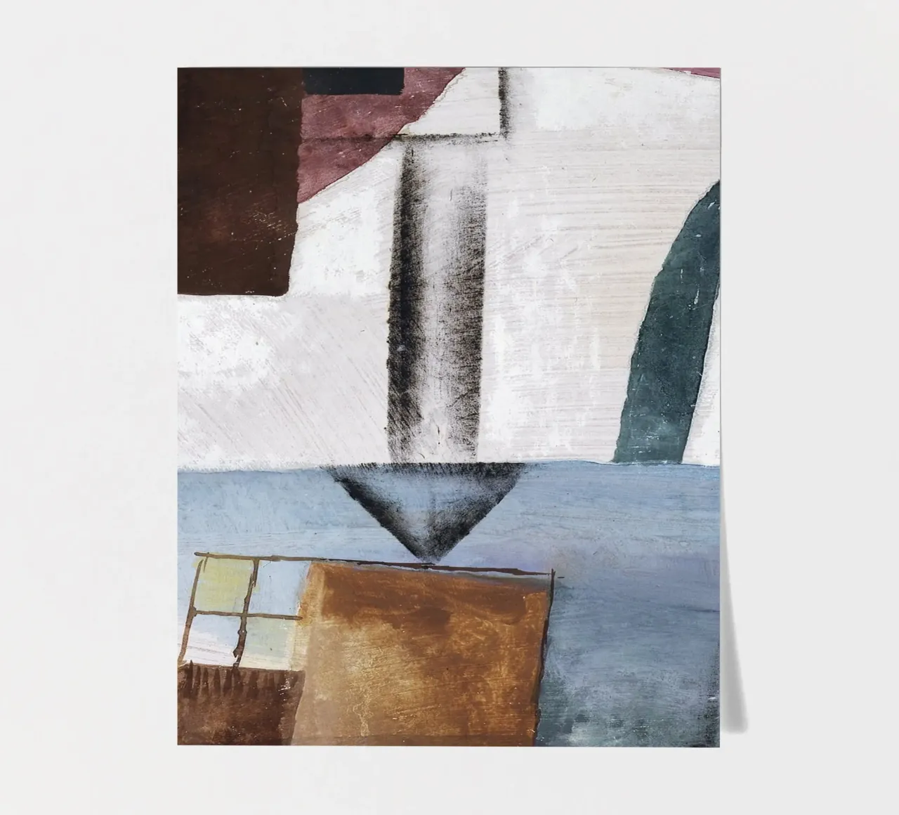 Paul Klee's "White Easter II" - Bauhaus Abstract Geometric A sticker sheet by NorwesClub