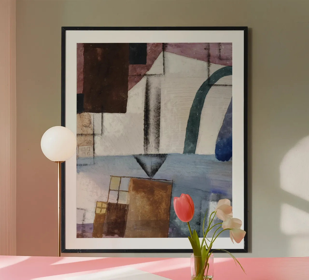 Paul Klee's "White Easter II" - Bauhaus Abstract Geometric A poster by NorwesClub