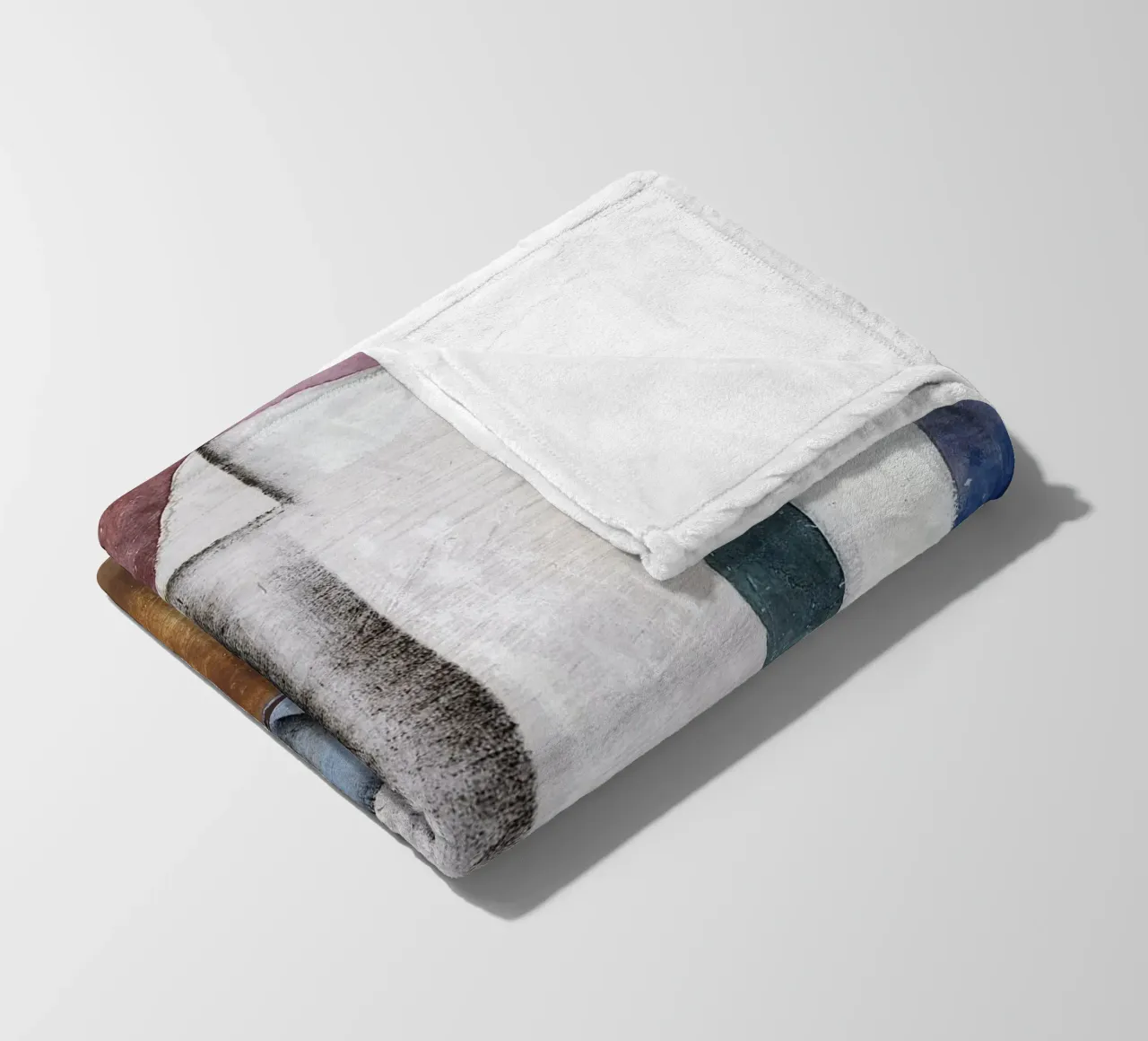 Paul Klee's "White Easter II" - Bauhaus Abstract Geometric A fleece blanket by NorwesClub