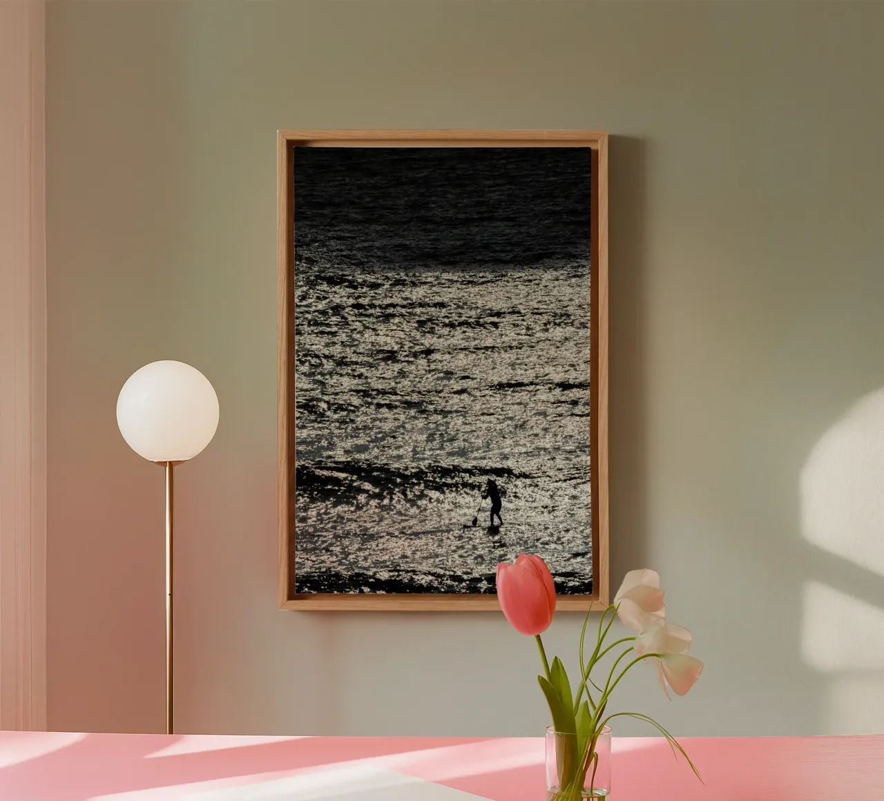 Seaside  24 canvas with Floater frame by Tal Paz-Fridman