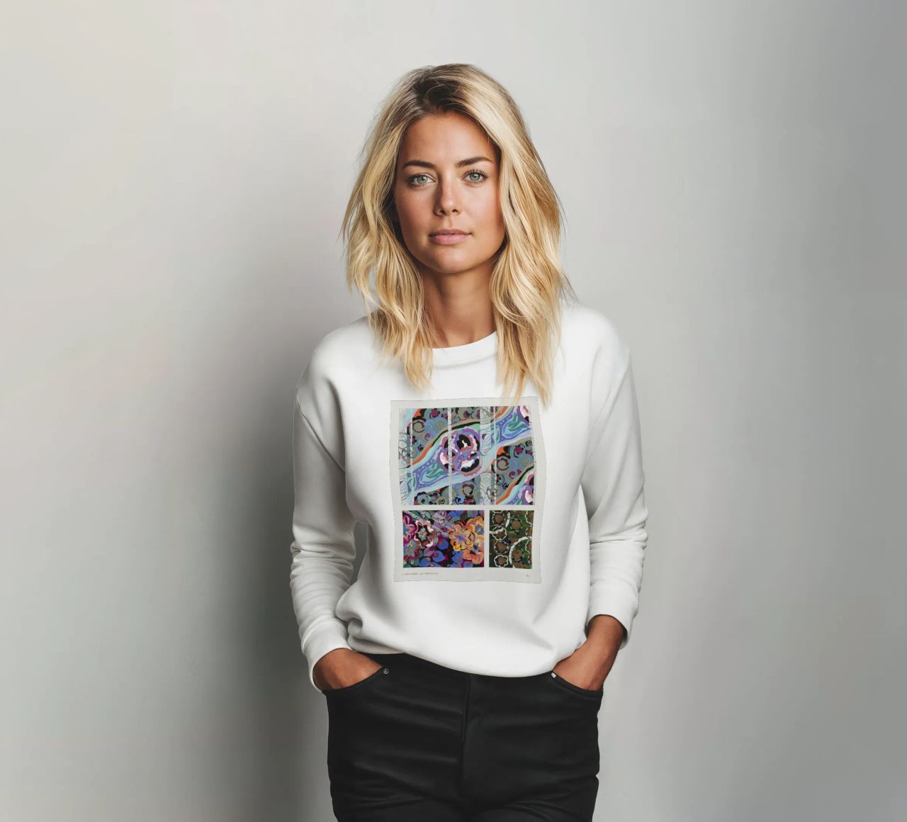 Édouard Bénédictus "Variations" - Art Deco Pattern Print sweatshirt by NorwesClub