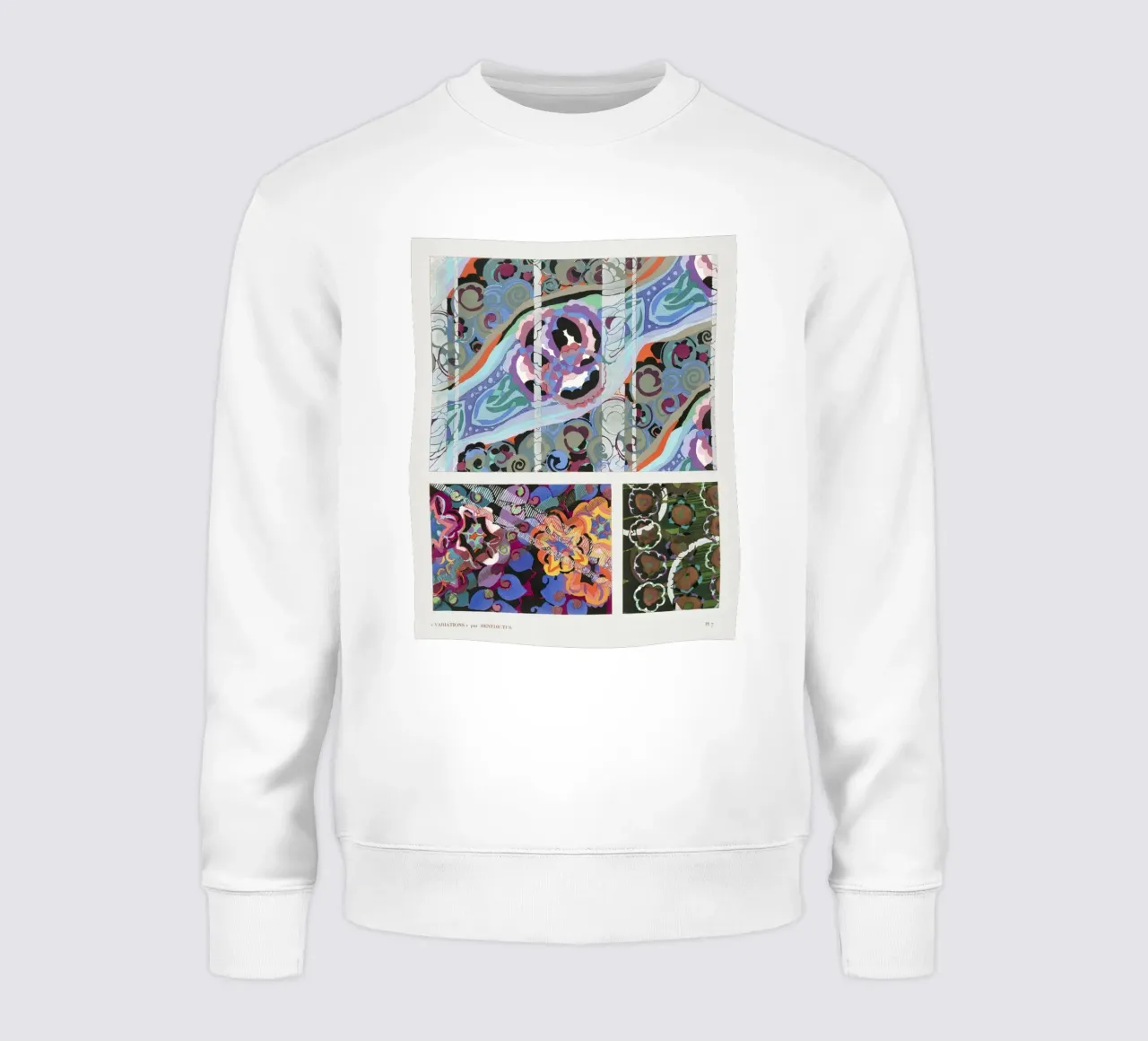 Édouard Bénédictus "Variations" - Art Deco Pattern Print sweat de NorwesClub