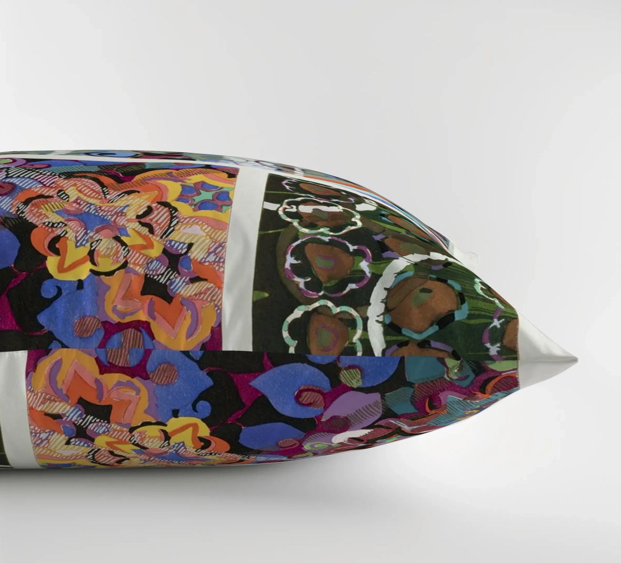 Édouard Bénédictus "Variations" - Art Deco Pattern Print decorative cushion by NorwesClub