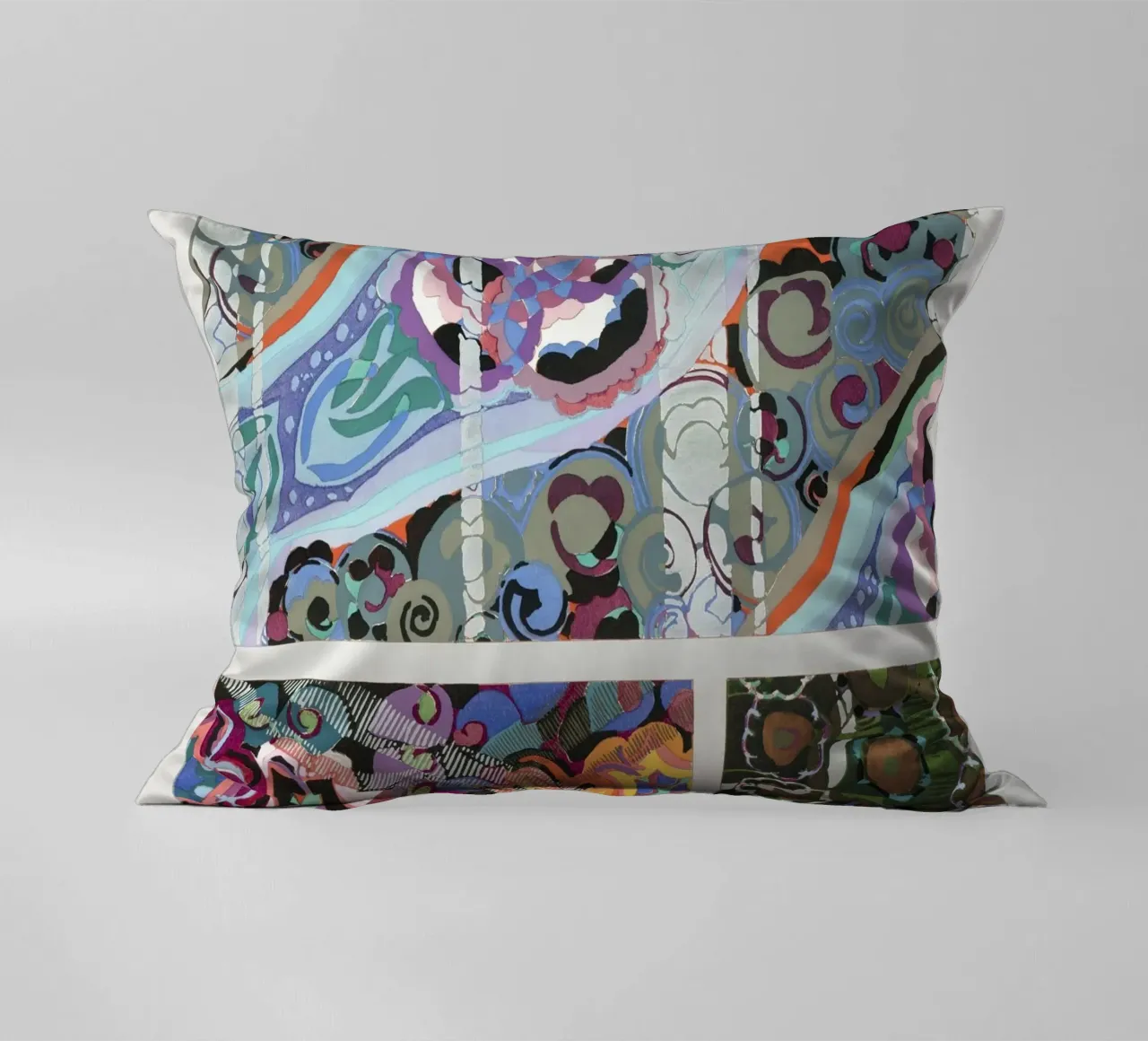 Édouard Bénédictus "Variations" - Art Deco Pattern Print cojín de NorwesClub