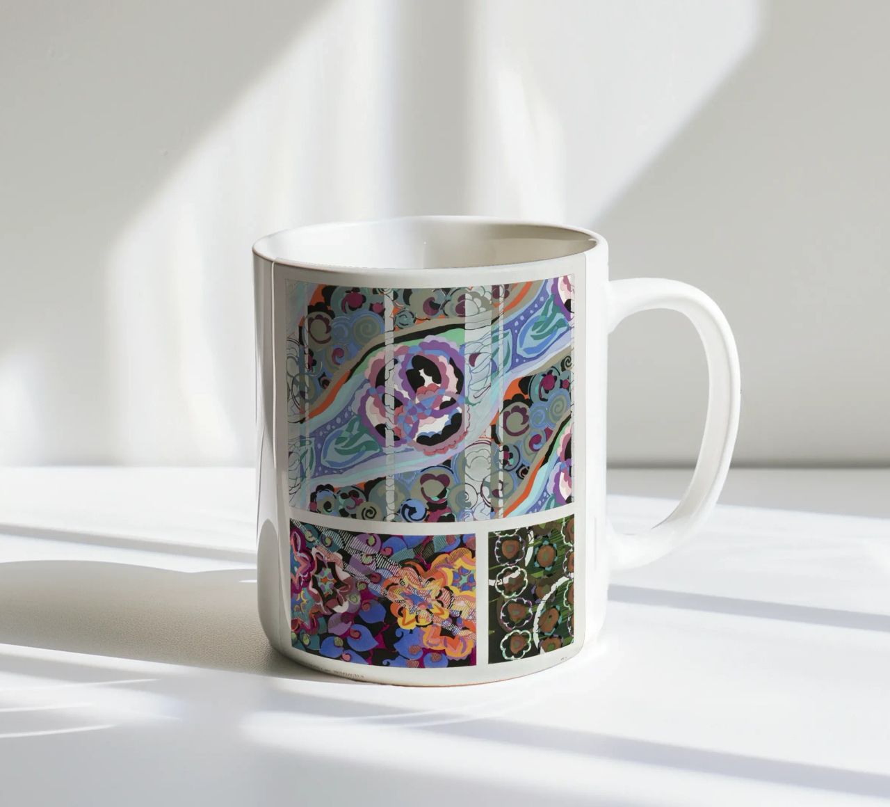 Édouard Bénédictus "Variations" - Art Deco Pattern Print ceramic mug by NorwesClub