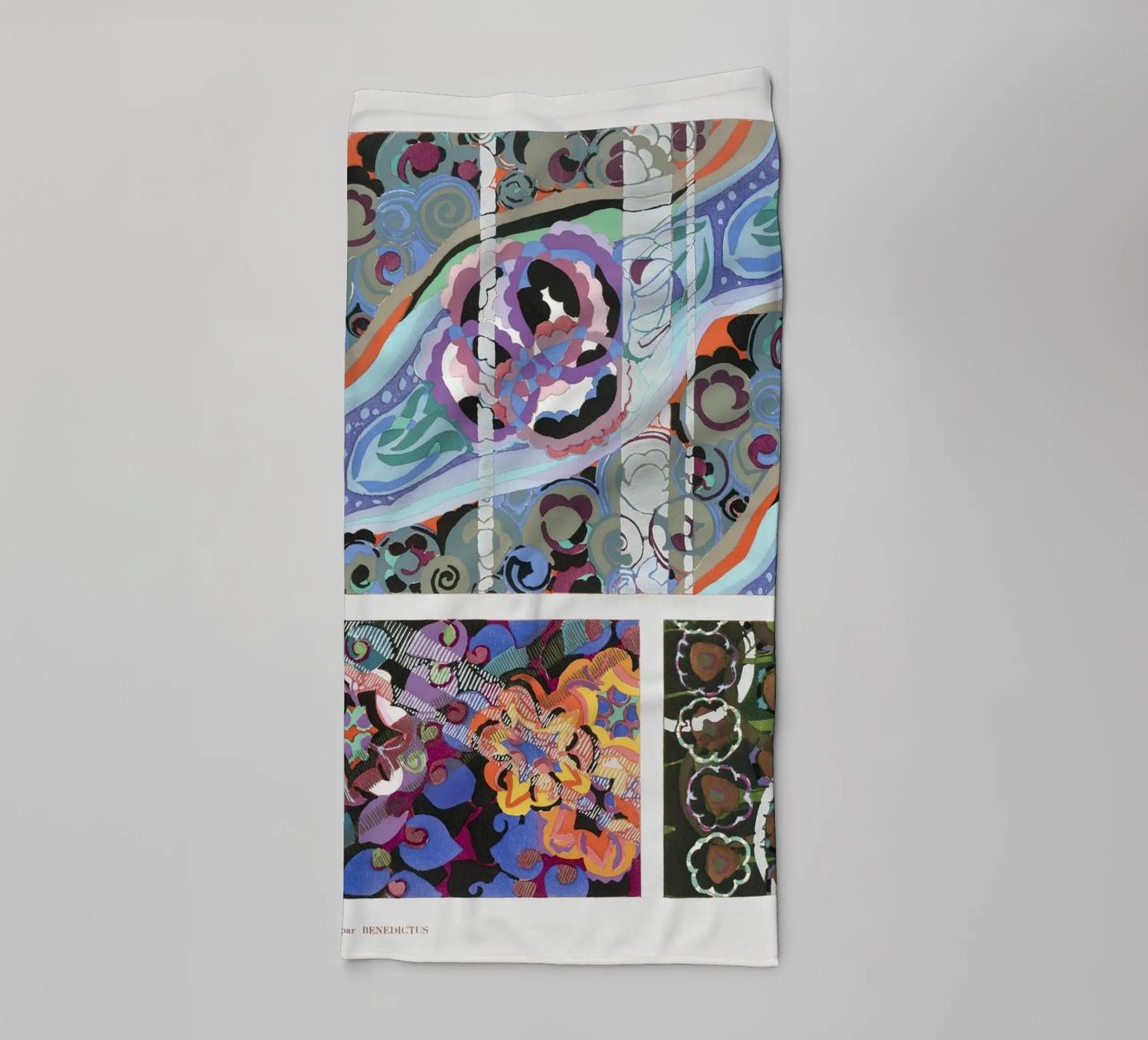 Édouard Bénédictus "Variations" - Art Deco Pattern Print towel by NorwesClub