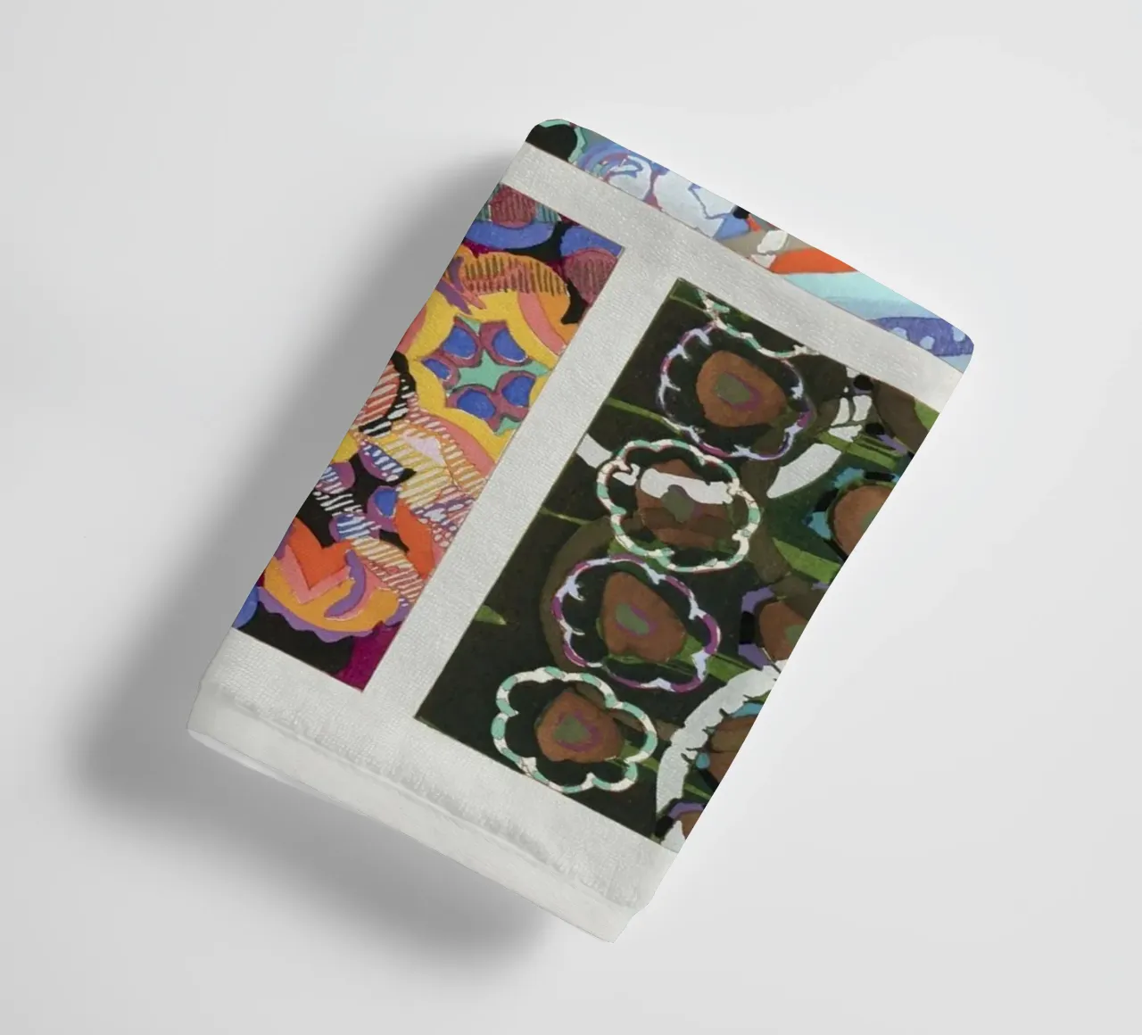 Édouard Bénédictus "Variations" - Art Deco Pattern Print serviette de bain de NorwesClub