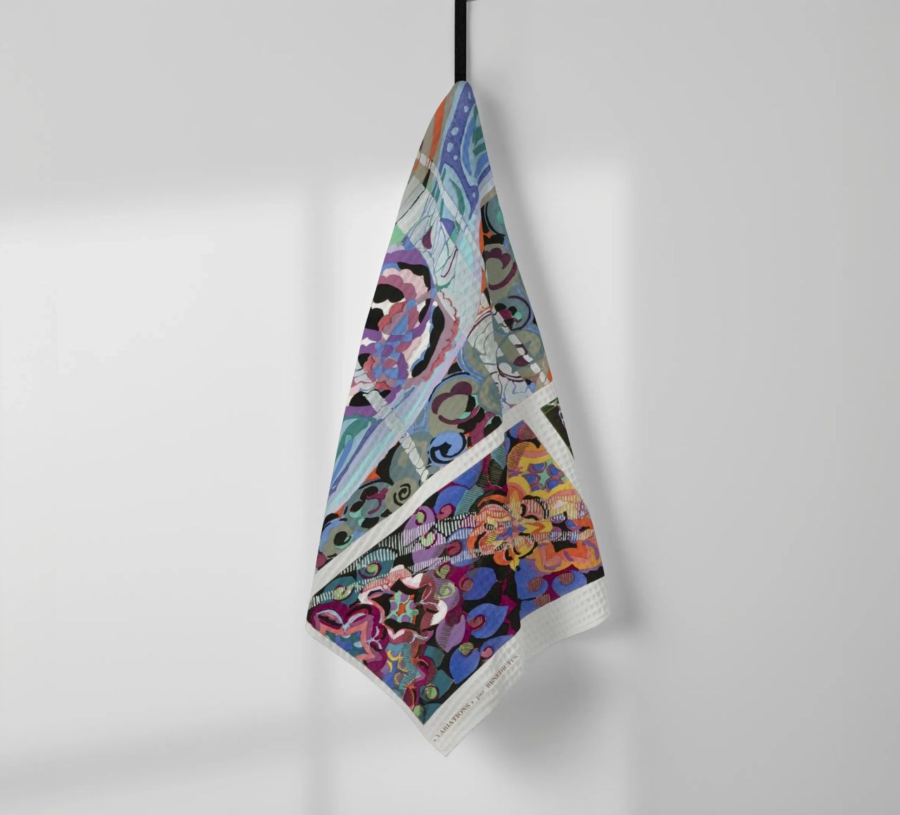 Édouard Bénédictus "Variations" - Art Deco Pattern Print tea towel by NorwesClub