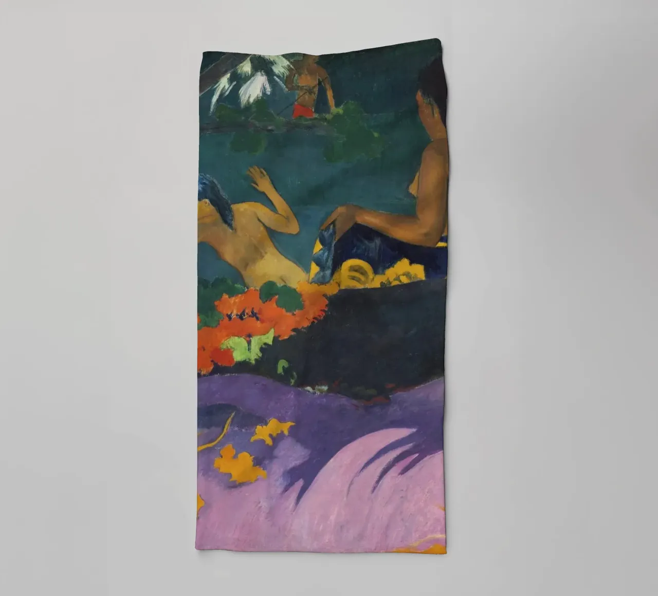Paul Gauguin "Fatata te Miti" - Artista tahitiano post-impressionista asciugamano da bagno da NorwesClub
