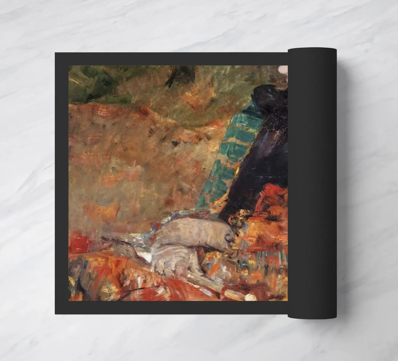 Mary Cassatt "Autunno: Lydia Cassatt" - Ritratti impressionisti zerbino da NorwesClub