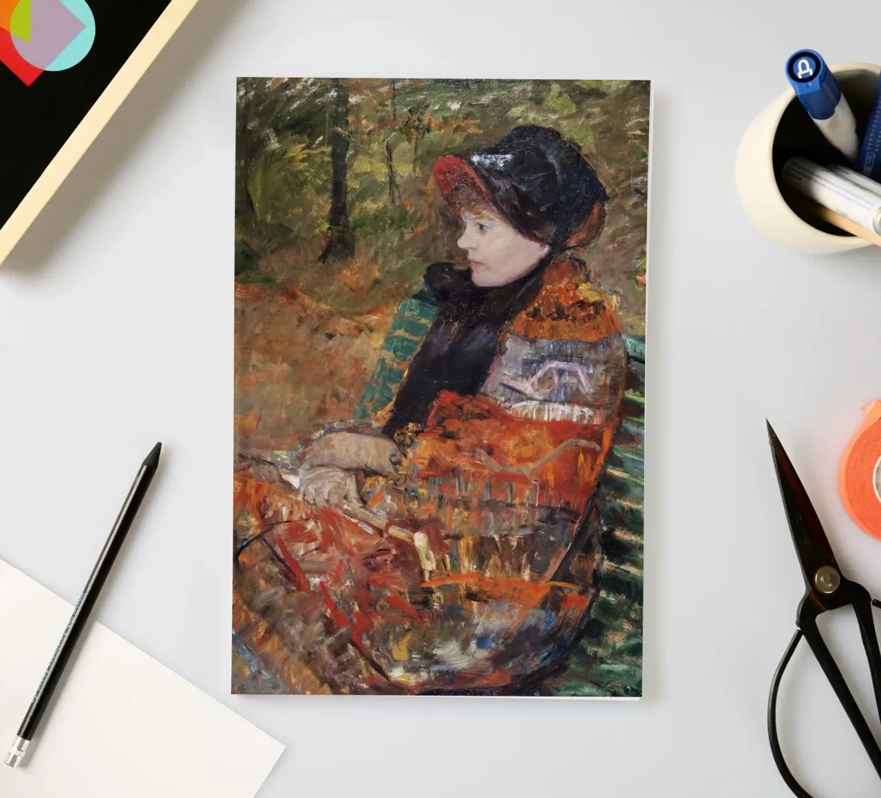 Mary Cassatt "Autunno: Lydia Cassatt" - Ritratti impressionisti diario da NorwesClub