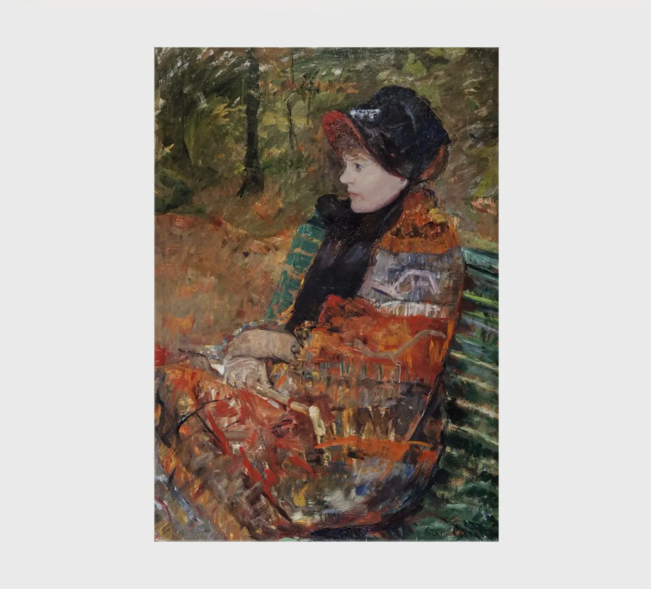 Mary Cassatt "Autunno: Lydia Cassatt" - Ritratti impressionisti diario da NorwesClub