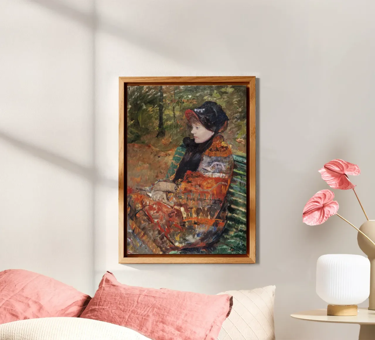 Mary Cassatt "Autunno: Lydia Cassatt" - Ritratti impressionisti pannello forex da NorwesClub
