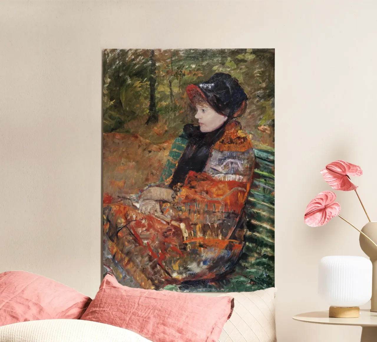 Mary Cassatt "Autunno: Lydia Cassatt" - Ritratti impressionisti pannello forex da NorwesClub