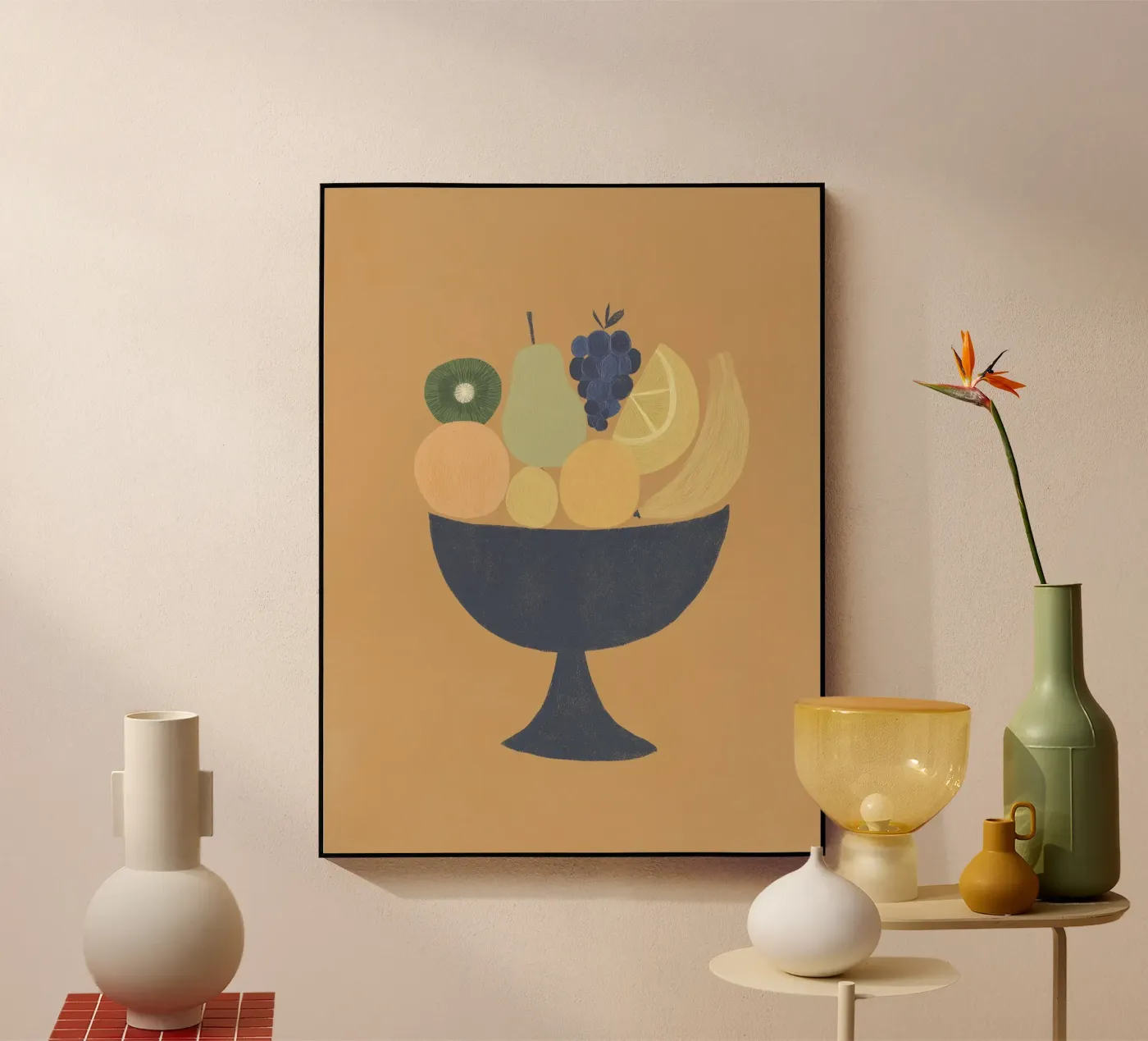 Modern fruit bowl plexiglass da Carinaprint