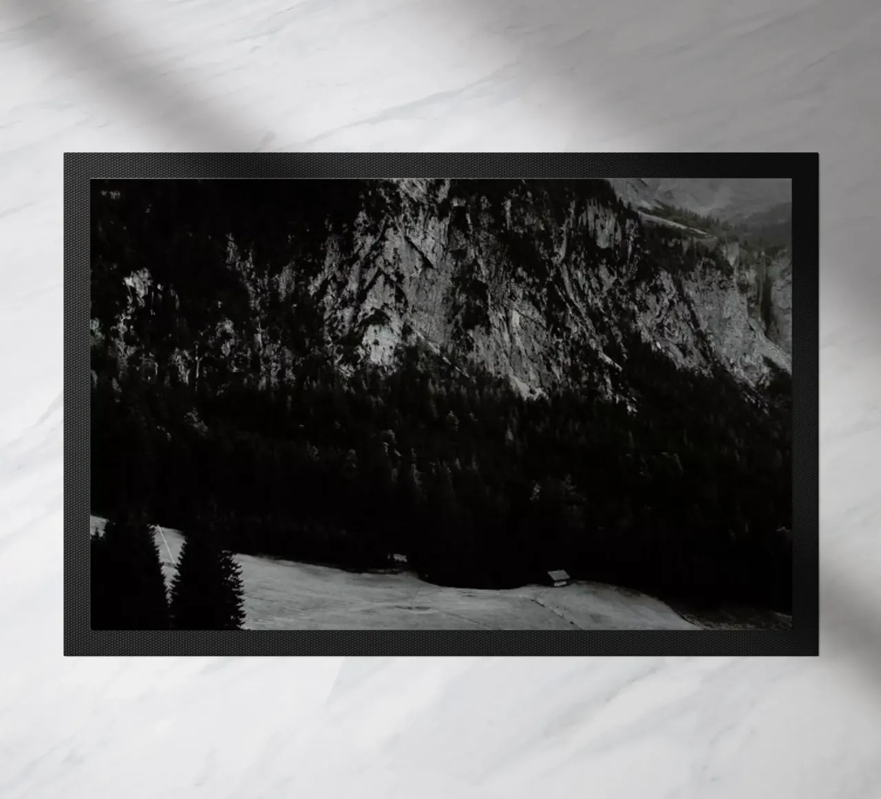 Clouds Hanging Low doormat by Sebastian Hilgetag