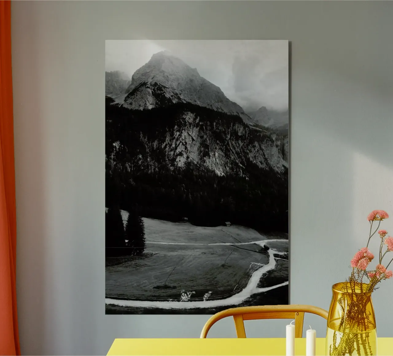 Clouds Hanging Low alluminio dibond da Sebastian Hilgetag