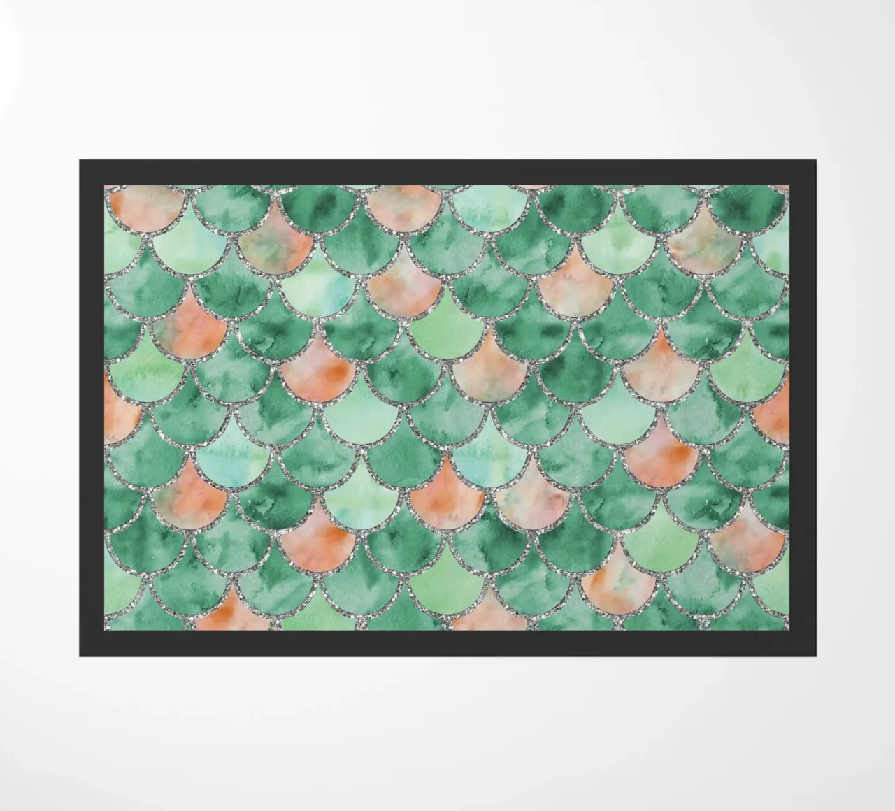 Scaglie di sirena in verde fresco zerbino da Happy Littles