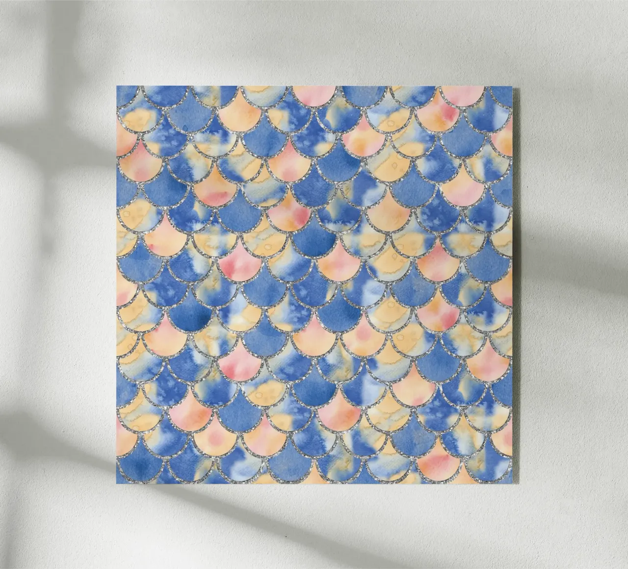 Scaglie di sirena in sabbia blu plexiglass da Happy Littles
