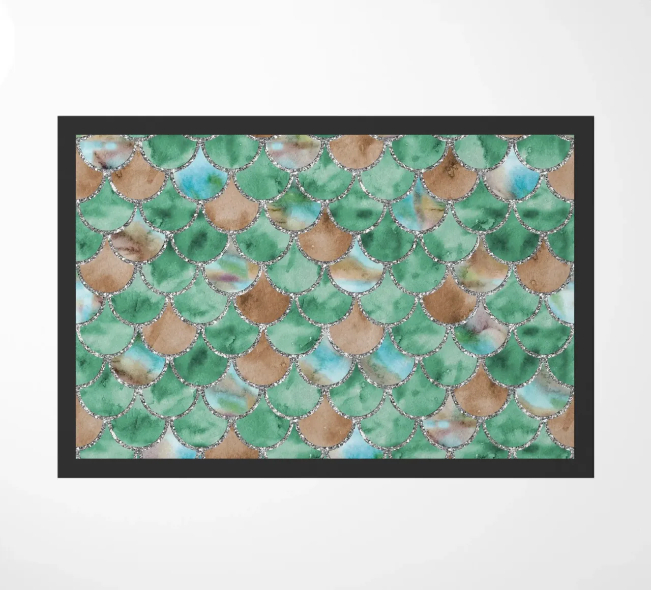 Scaglie di sirena in giada color terra zerbino da Happy Littles