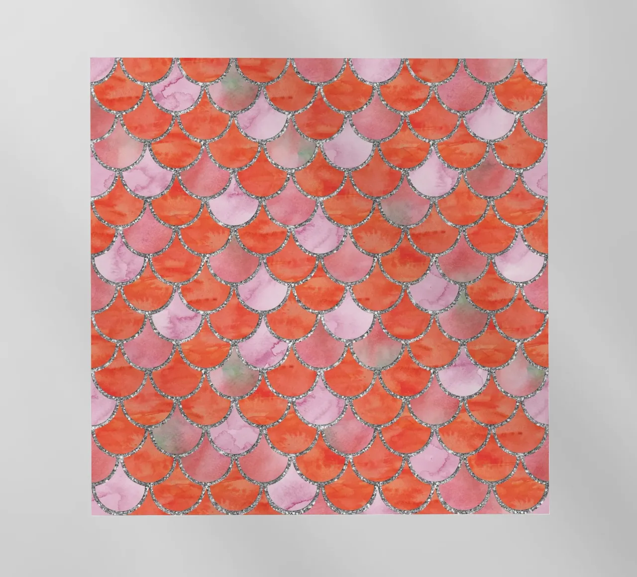 Scaglie di sirena in Tangerine Blush pellicola backlit da Happy Littles