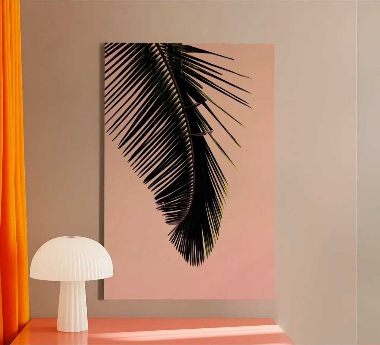 Pink Palm canvas by EyeEm Mobile GmbH