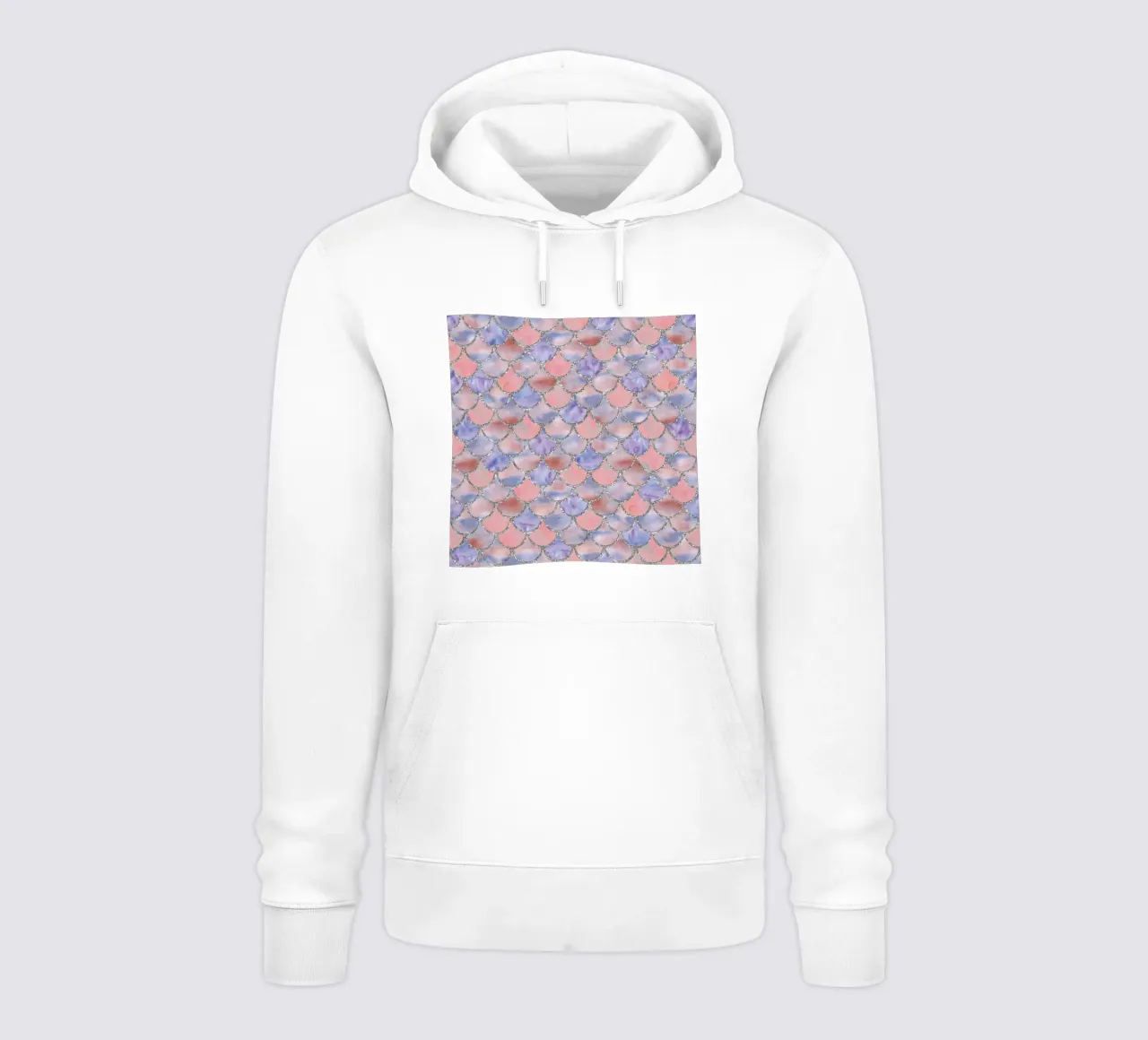 Scaglie di sirena in Lilac Blush felpa con cappuccio da Happy Littles