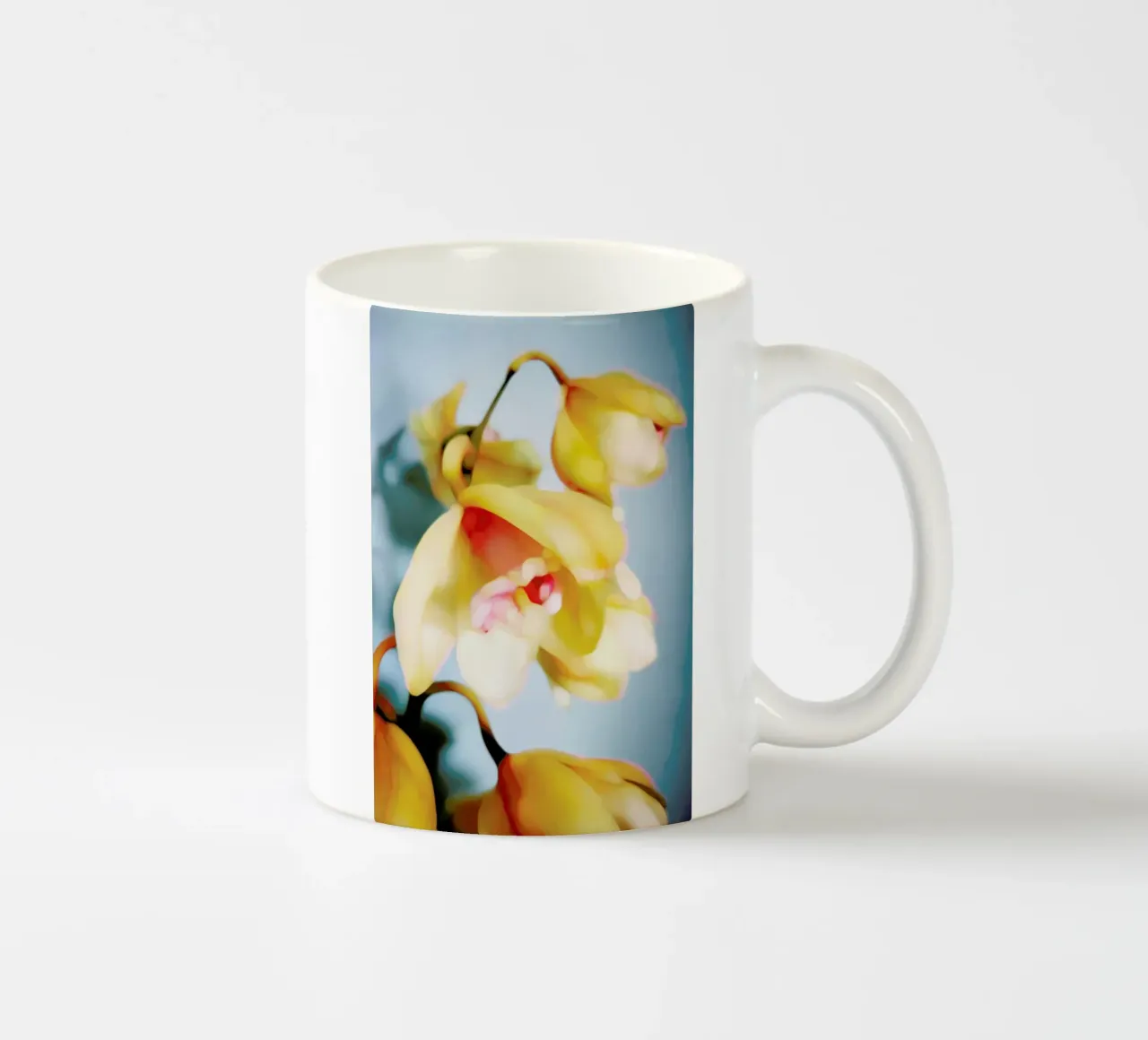 Orchids 14 Keramik Tasse von Angelo Cerantola
