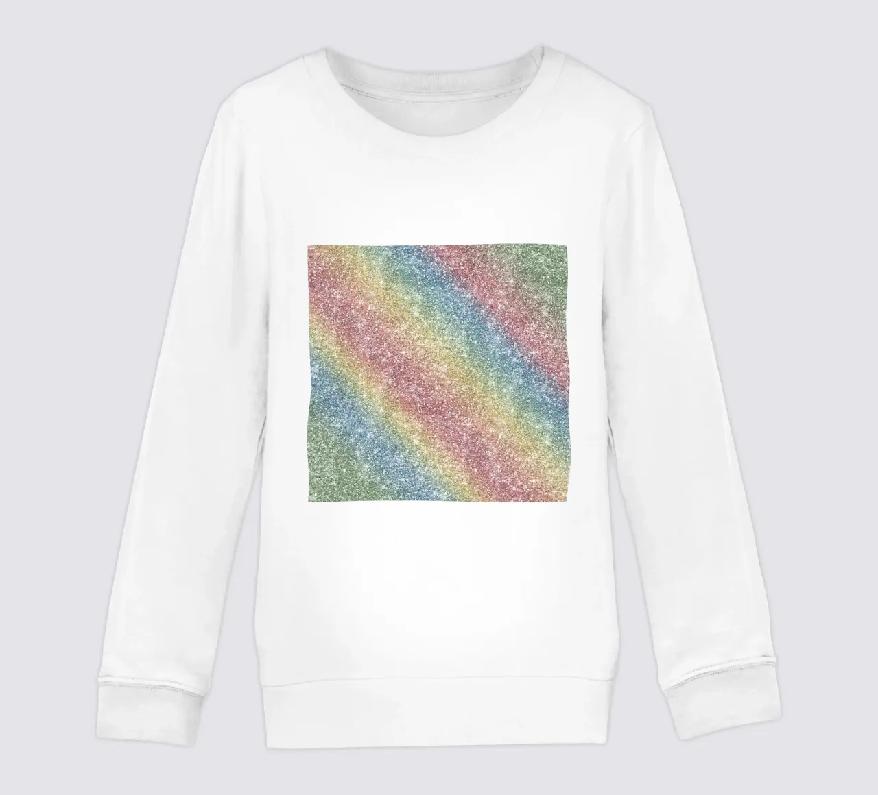 Glitter arcobaleno felpa bambino da Happy Littles