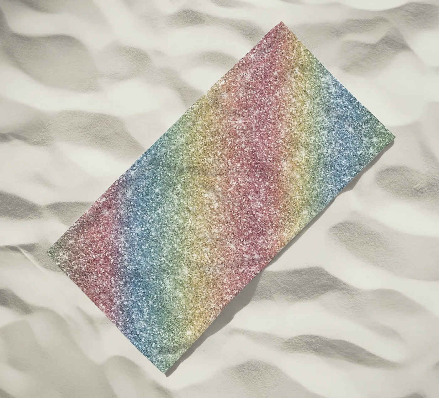 Glitter arcobaleno telo mare da Happy Littles