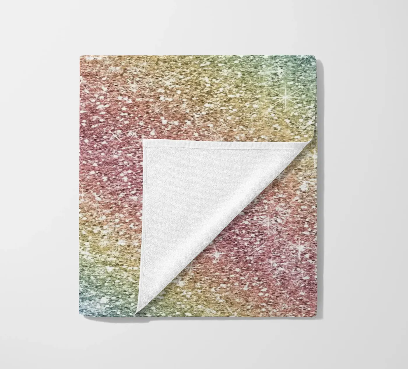 Glitter arcobaleno telo mare da Happy Littles