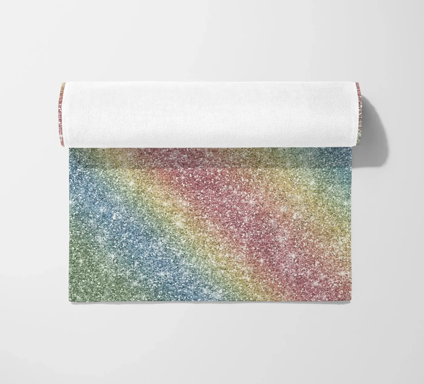 Glitter arcobaleno telo mare da Happy Littles