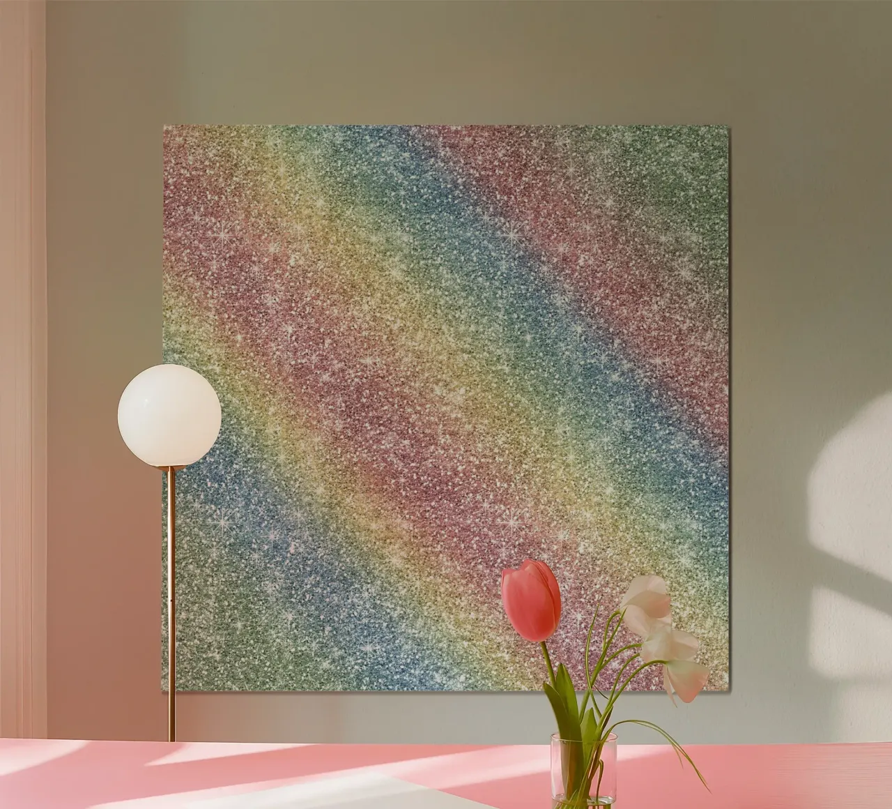 Glitter arcobaleno carta hahnemühle da Happy Littles