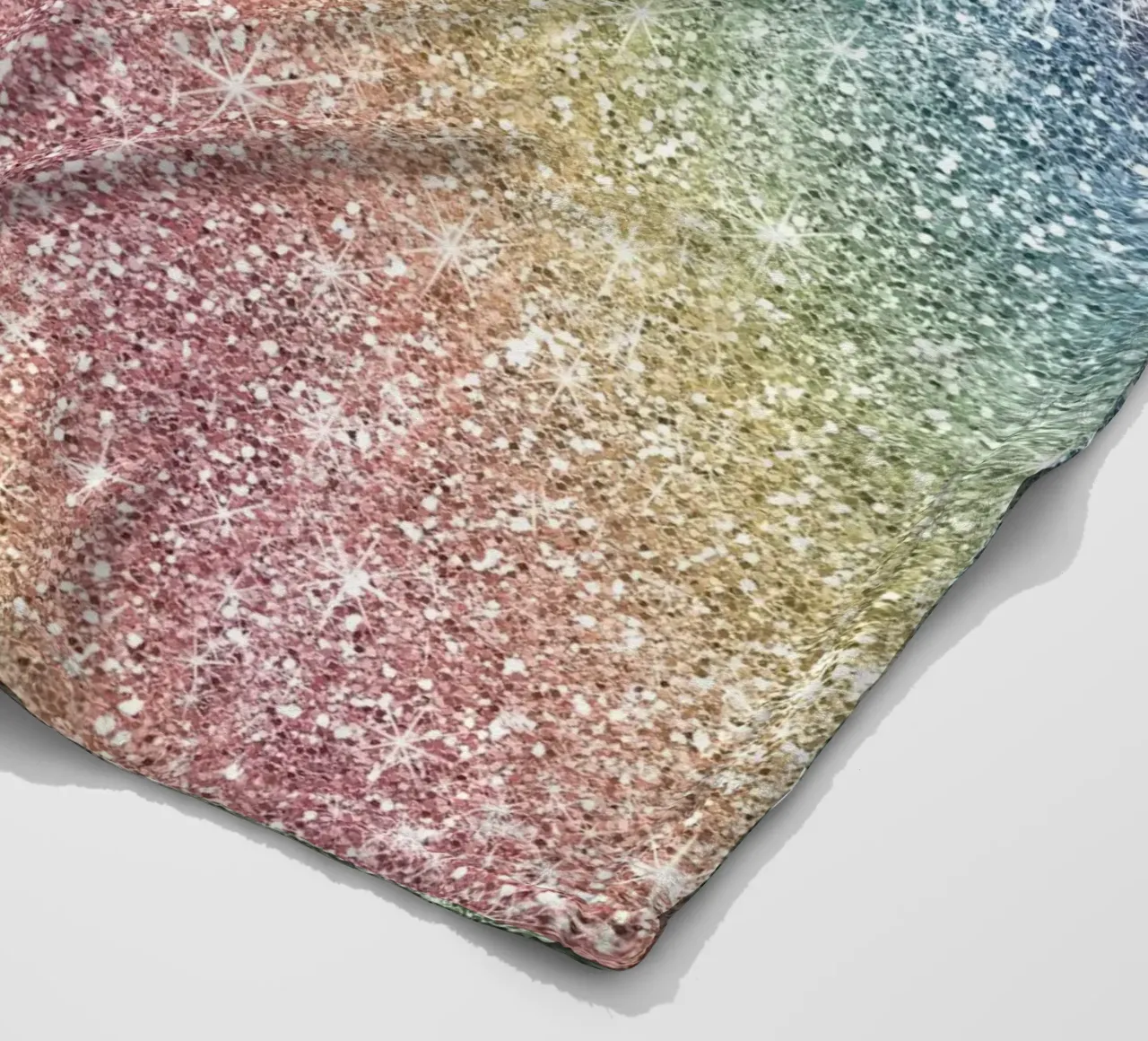 Glitter arcobaleno coperta in pile da Happy Littles