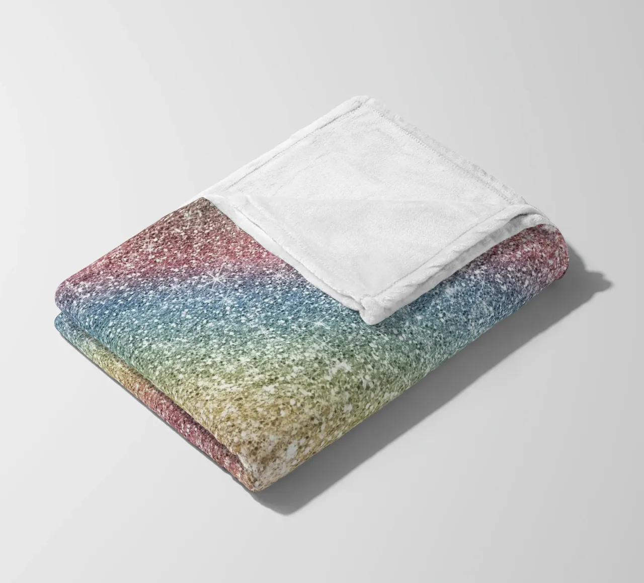 Glitter arcobaleno coperta in pile da Happy Littles