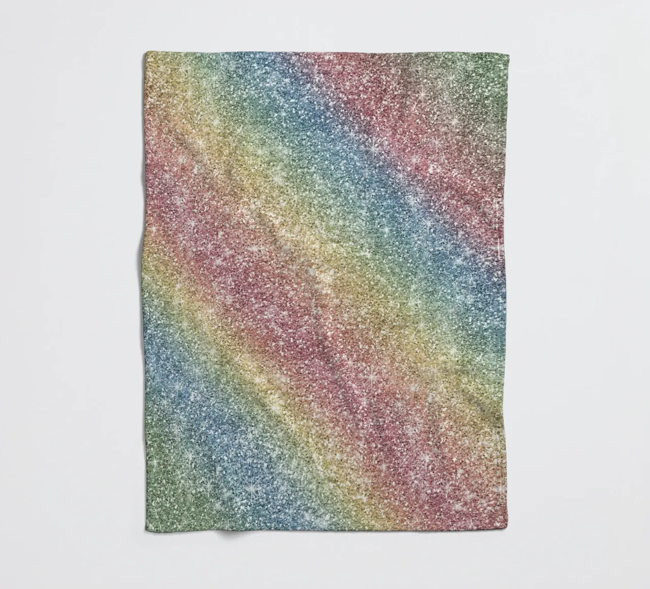 Glitter arcobaleno coperta in pile da Happy Littles