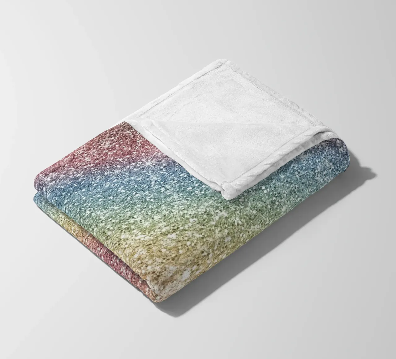 Glitter arcobaleno coperta in pile da Happy Littles