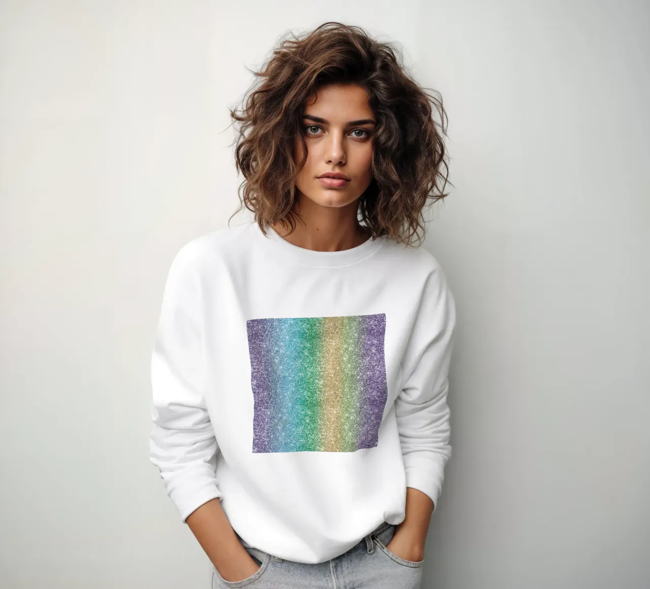 Glitter arcobaleno felpa da Happy Littles