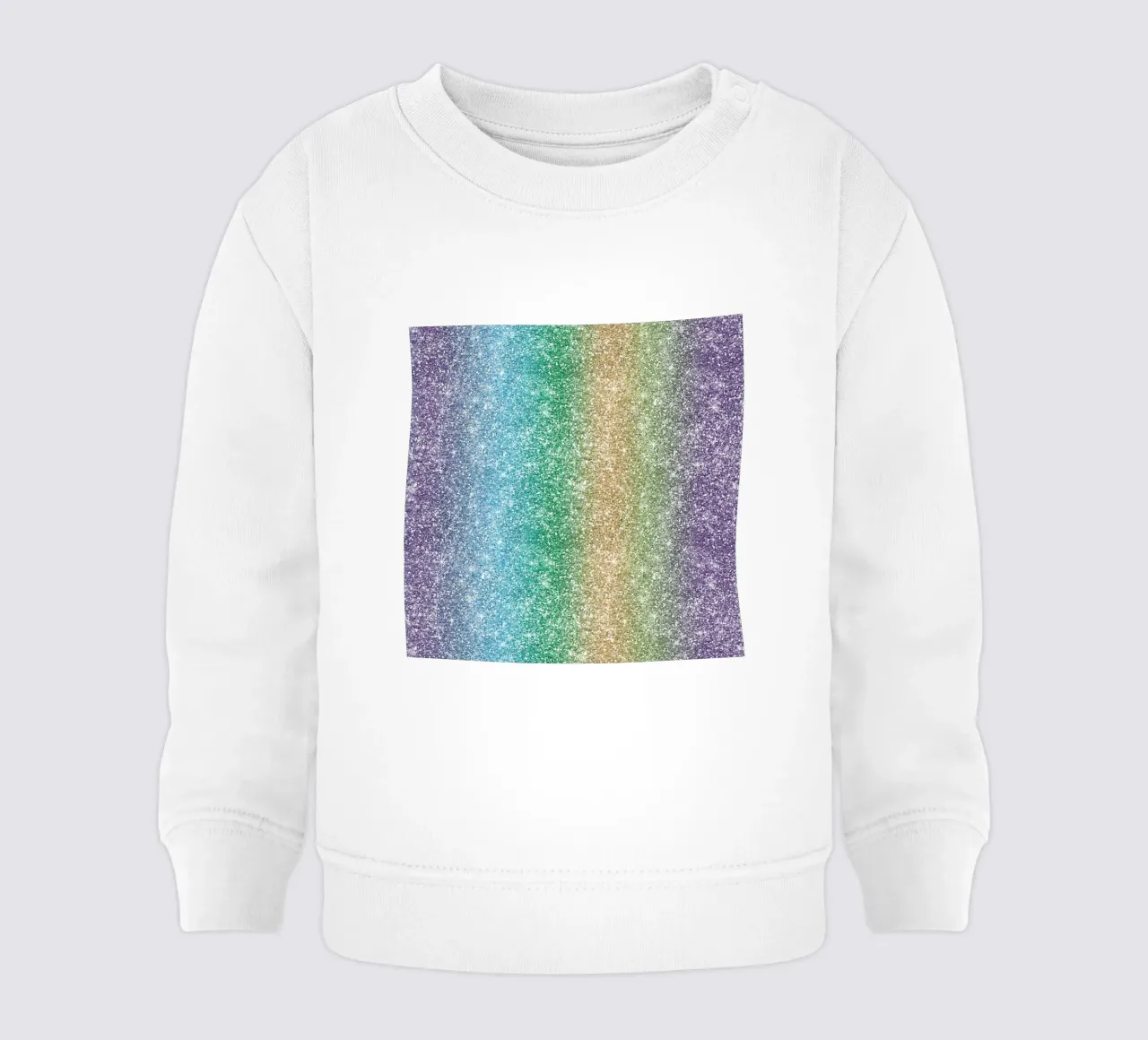 Glitter arcobaleno felpa neonato da Happy Littles