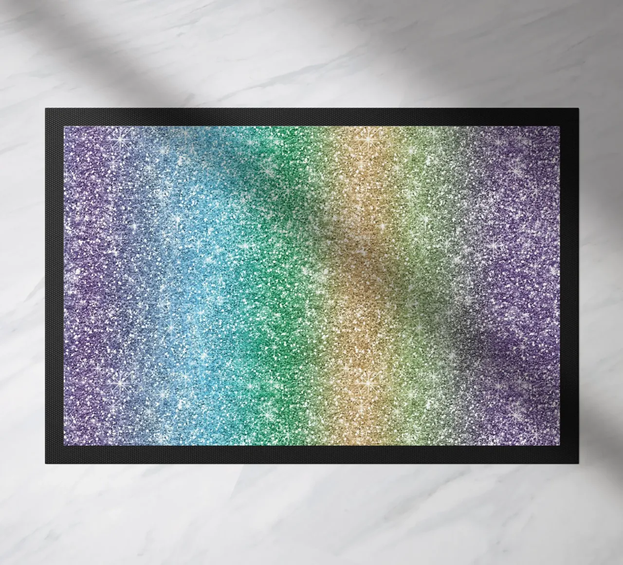 Glitter arcobaleno zerbino da Happy Littles