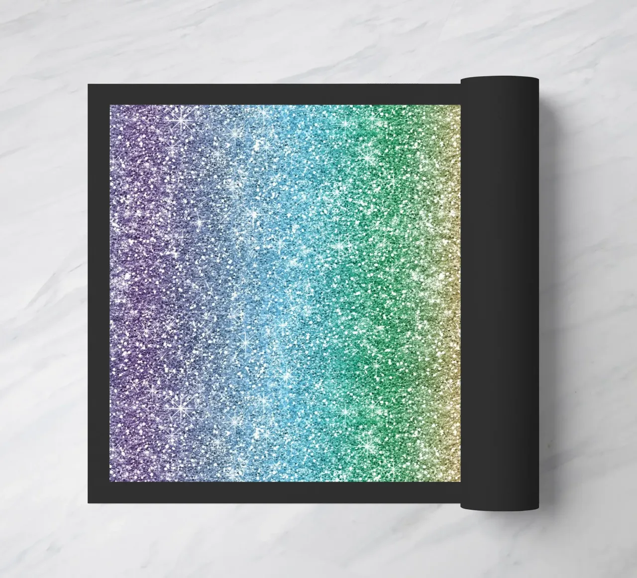 Glitter arcobaleno zerbino da Happy Littles