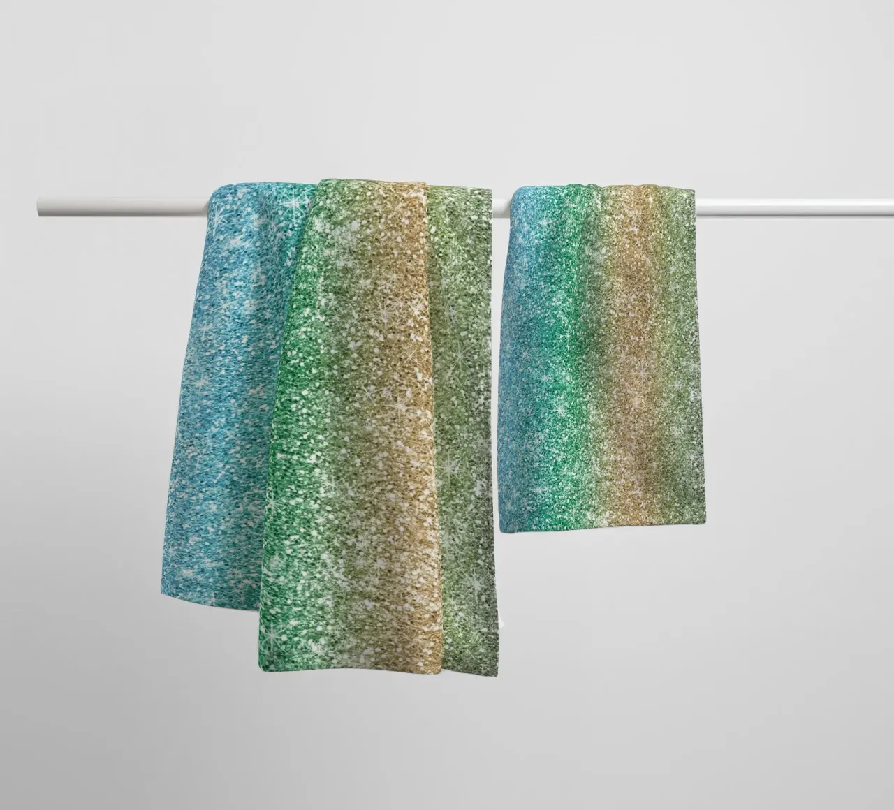 Glitter arcobaleno asciugamano da bagno da Happy Littles